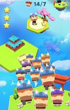 不一样的人群的跳跃Crowd Jump1